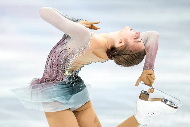 OLYMPICS - Winter Olympic Games, Olympische Spiele, Olympia, OS Milano Cortina 2026 MILAN,ITALY,17.FEB.26 - OLYMPICS, Figure skating, Eiskunstlauf - Winter Olympic Games Milano Cortina 2026, single skating, women. Image shows Olga Mikutina (AUT).  GEPAxpictures xRanjithxKumar
