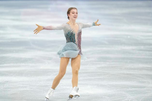 OLYMPICS - Winter Olympic Games, Olympische Spiele, Olympia, OS Milano Cortina 2026 MILAN,ITALY,17.FEB.26 - OLYMPICS, Figure skating, Eiskunstlauf - Winter Olympic Games Milano Cortina 2026, single skating, women. Image shows Olga Mikutina (AUT).  GEPAxpictures xRanjithxKumar
