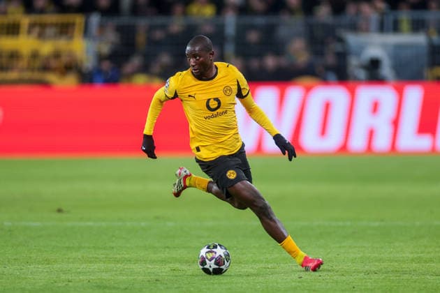 17.02.2026, Fussball, Saison 2025 2026, UEFA Champions League, Play-Offs, Round 1, Borussia Dortmund - Atalanta Bergamo, Serhou Guirassy (Borussia Dortmund), Dortmund Signal Iduna Park NRW Deutschland xRHR-FOTO DEx Copyright: DennisxEwert RHR-FOTOx RHR-FOTO DE