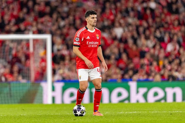 Tomas Silva seen during Champions League play off game between SL Benfica and Real Madrid CF (Maciej Rogowski Ball Raw Images) Lisbon Estadio da Luz Portugal Copyright: xMaciejxRogowskix ROG_BENvsRMA-125