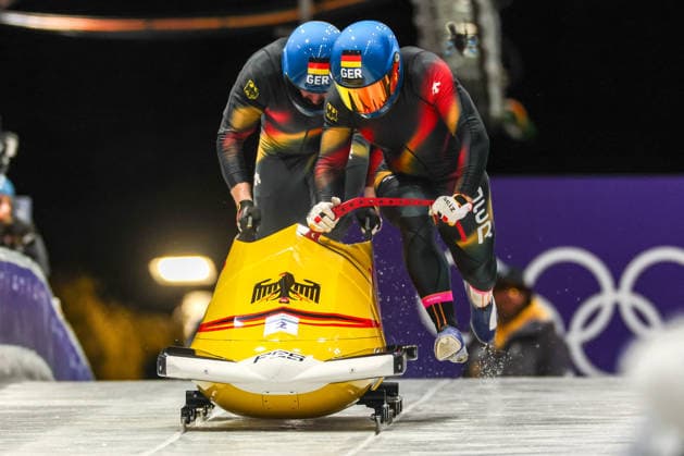 GIOCHI OLIMPICI - Olimpiadi Invernali Milano-Cortina 2026 - Bobsleigh 2-man Ger - Friedrich Francesco - Schuller Alexander during the Olympic Winter Milano-Cortina 2026, Bobsleigh 2-man on February 17, 2026 at Cortina Sliding Centre in Cortina, Italy Cortina D Ampezzo Italy  Copyright: xIPAxSport ABACAx