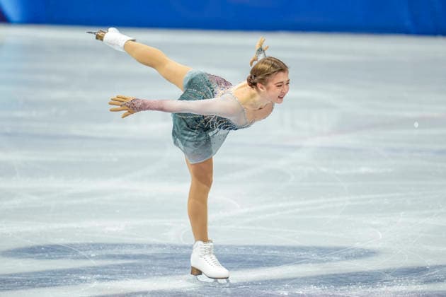 OLYMPICS - Winter Olympic Games, Olympische Spiele, Olympia, OS Milano Cortina 2026 MILAN,ITALY,17.FEB.26 - OLYMPICS, Figure skating, Eiskunstlauf - Winter Olympic Games Milano Cortina 2026, single skating, women. Image shows Olga Mikutina (AUT).  GEPAxpictures xRanjithxKumar