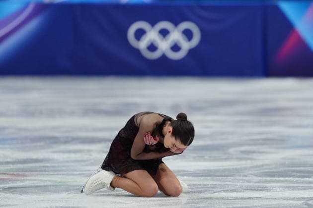 Lara Naki Gutmann during Figure skating, Eiskunstlauf Women s Individual Short Program at the 2026 Milan-Cortina Winter Olympics, Milan, Italy, February 17, 2026. Photo: Claudio Furlan LaPresse  Copyright: xClaudioxFurlan LaPressex