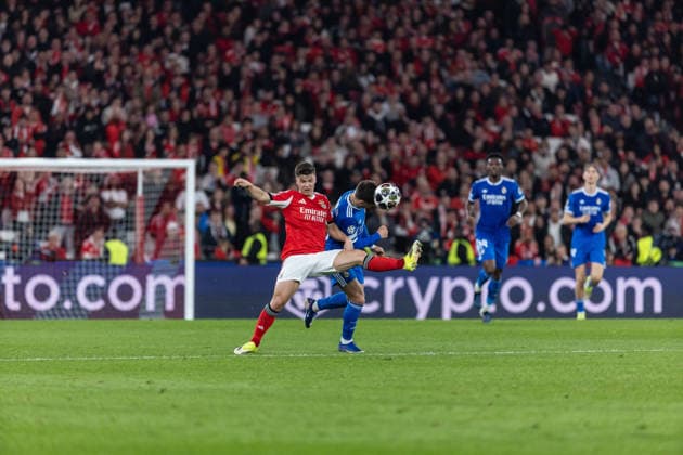 Kylian Mbappe ( Real Madrid ) in action during the match between SL Benfica and Real Madrid , valid for UEFA Champions League 2025 2026 at Estadio do Lisboa Benfica on 17 February 2026. Lisbon Estadio do Sport Lisboa Benfica Lisbon Portugal Copyright: xIMAGOx xPRIMExSPORTSxIMAGESx xFILIPExOLIVEIRAx