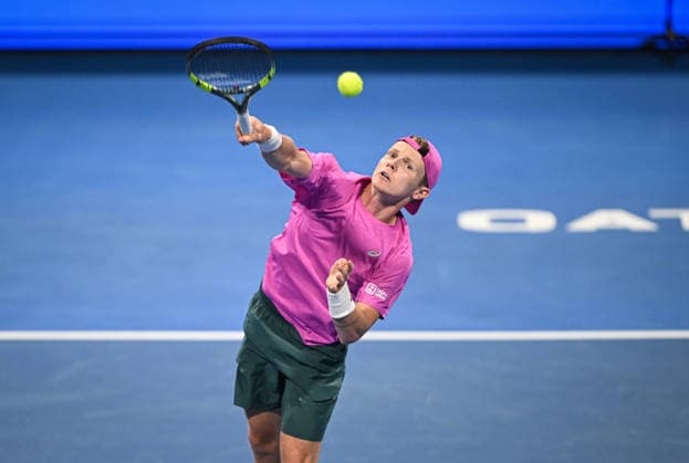 Qatar ExxonMobil Open 2026 Jesper de Jong (NED) Coin Toss