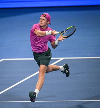 Qatar ExxonMobil Open 2026 Jesper de Jong (NED) Coin Toss