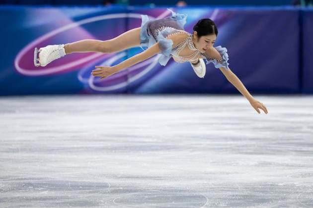 February 17, 2026, Milano, Lombardy, Italy: Haein Lee of the Republic of Korea perform in the Women Figure skating, Eiskunstlauf Short Program during the 2026 Winter Olympics at the Milano Ice Skating Arena on Tuesday in Milano. Milano Italy - ZUMAj89_ 20260217_oly_j89_037 Copyright: xPaulxKitagakixJr.x