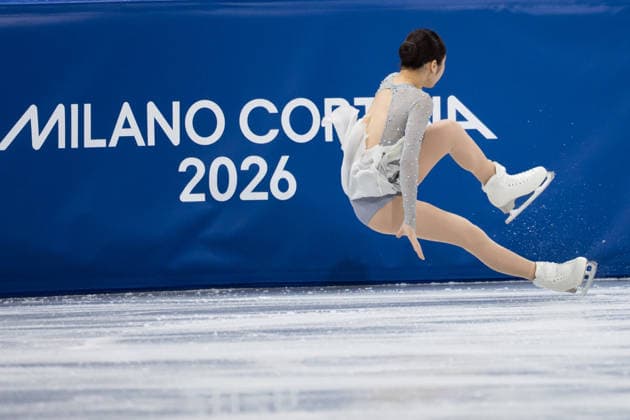 February 17, 2026, Milano, Lombardy, Italy: Jia Shin of the Republic of Korea perform in the Women Figure skating, Eiskunstlauf Short Program during the 2026 Winter Olympics at the Milano Ice Skating Arena on Tuesday in Milano. Milano Italy - ZUMAj89_ 20260217_oly_j89_038 Copyright: xPaulxKitagakixJr.x