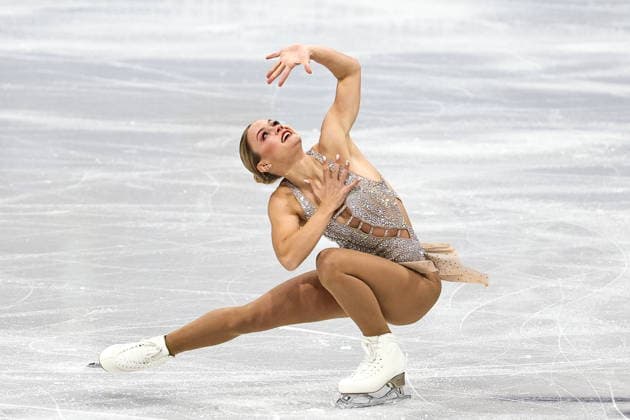 ITALY, MILAN - FEBRUARY 17, 2026: Loena Hendrickx of Belgium performs her routine in the women s singles short programme at the 2026 Winter Olympic Games, Olympische Spiele, Olympia, OS at Milano Ice Skating Arena. Mikhail Tereshchenko TASS  88865661