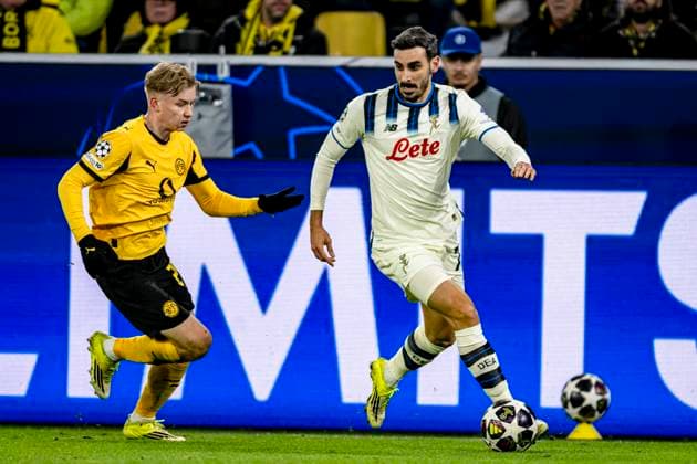 Atalanta defender Davide Zappacosta, during the match Borussia Dortmund vs Atalanta BC at the BVB Stadion Dortmund for the Champions League - KO play-offs - 1st leg season 2025-2026 in DORTMUND, Germany on 17 february 2026. (Photo by Stefan Koops EYE4IMAGES DeFodi Images) -
