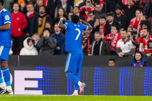 Vinicius Vini Jr seen during Champions League play off game between SL Benfica and Real Madrid CF (Maciej Rogowski Ball Raw Images) Lisbon Estadio da Luz Portugal Copyright: xMaciejxRogowskix ROG_BENvsRMA-179