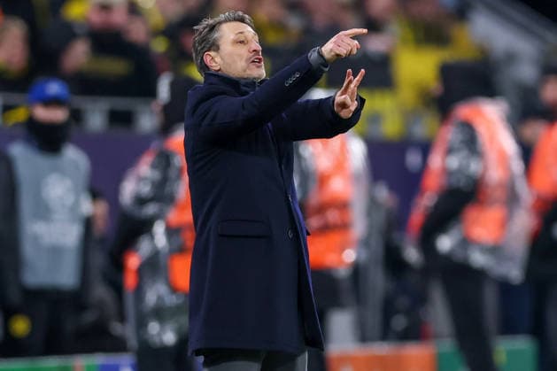 17.02.2026, Fußball, UEFA Champions League, Borussia Dortmund - Atalanta Bergamo, BVB Stadion, Play-Offs Hinspiel, Saison 2025 2026: Cheftrainer Niko Kovac (BVB hc) wild gestikulierend am Spielfeldrand Regulations prohibit any use of photographs as image sequences and or quasi-video. Nordrhein-Westfalen Deutschland