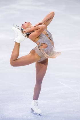 2026-02-17 - Milano Cortina 2026 Winter Olympics Figure skating, Eiskunstlauf Women Single Skating MILAN, ITALY - FEBRUARY 17: Loena Hendrickx of Belgium performing in the Figure Skating Women Single Skating Short Program during the Milano Cortina 2026 Winter Olympics at the Milano Ice Skating Arena on February 17, 2026 in Milan, Italy Milan Milano Ice Skating Arena Italy Content not available for redistribution in The Netherlands directly or indirectly through any third parties. Copyright: xAndrexWeeningx