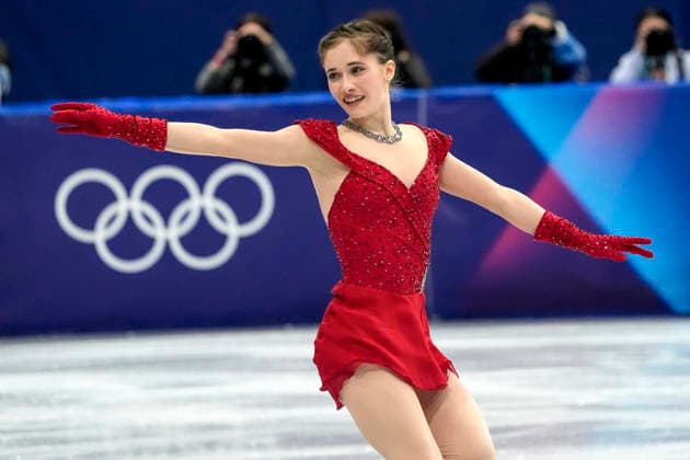 Isabeau Levito of the United States performs during the Women s Single Skating Short Program at the Milano Figure skating, Eiskunstlauf Stadium in Milan, Italy on Tuesday, February 17, 2026.  OLY20260217151 RICHARDxELLIS