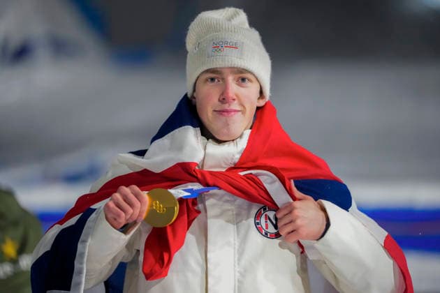 Winter Olympics in Milan Cortina 2026 Livigno, Italy 20260217. Tormod Frostad with the gold after the men s freeski Big Air in Livigno during the Winter Olympics in Milano Cortina 2026. Photo: Cornelius Poppe NTB Livigno Italy EDITORIAL USE ONLY. RESTRICTED USE FOR BETTING COMPANIES Ref:_SPObLN-cCRWoTo.jpg *** Winter Olympics in Milan Cortina 2026 Livigno, Italy 20260217 Tormod Frostad with the gold after the men s freeski Big Air in Livigno during the Winter Olympics in Milano Cortina 2026 Photo Cornelius Poppe NTB Livigno Italy EDITORIAL USE ONLY RESTRICTED USE FOR BETTING COMPANIES  Copyright: xCorneliusxPoppex xNTBx