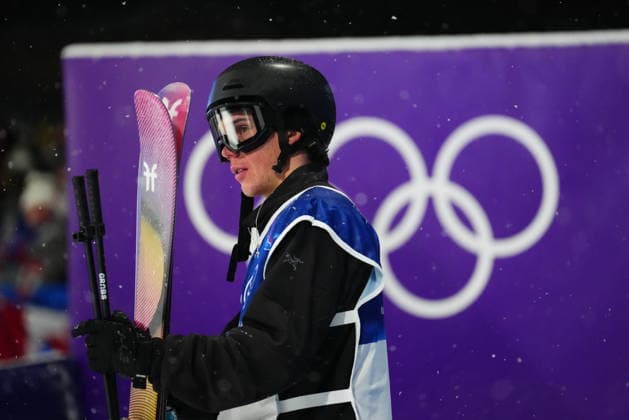 February 17, 2026, Livigno, Italy: Canada s Dylan Deschamps reacts to his score after his third run in the men s freeski big air final at the Milano Cortina 2026 Winter Olympic Games, Olympische Spiele, Olympia, OS in Livigno, Italy on Tuesday, Feb. 17, 2026. Canada News - February 17, 2026  - ZUMAc35_ 20260217_zaf_c35_119 Copyright: xSeanxKilpatrickx