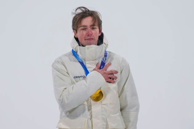 Winter Olympics in Milan Cortina 2026 Livigno, Italy 20260217. Tormod Frostad with the gold after the men s freeski Big Air in Livigno during the Winter Olympics in Milano Cortina 2026. Photo: Cornelius Poppe NTB Livigno Italy EDITORIAL USE ONLY. RESTRICTED USE FOR BETTING COMPANIES Ref:_SPOz2PlUz8Rdkw.jpg *** Winter Olympics in Milan Cortina 2026 Livigno, Italy 20260217 Tormod Frostad with the gold after the men s freeski Big Air in Livigno during the Winter Olympics in Milano Cortina 2026 Photo Cornelius Poppe NTB Livigno Italy EDITORIAL USE ONLY RESTRICTED USE FOR BETTING COMPANIES  Copyright: xCorneliusxPoppex xNTBx