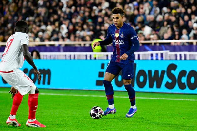 FOOTBALL : AS Monaco VS Paris Saint-Germain - UEFA Champions League - 17 02 2026 DÃ sirÃ DouÃ (PSG) - UEFA Champions League match between AS Monaco and Paris Saint Germain on February 17, 2026 at the Louis II Stadium in Monaco. MonacoMonaco  Copyright: xWilliamxCannarellax