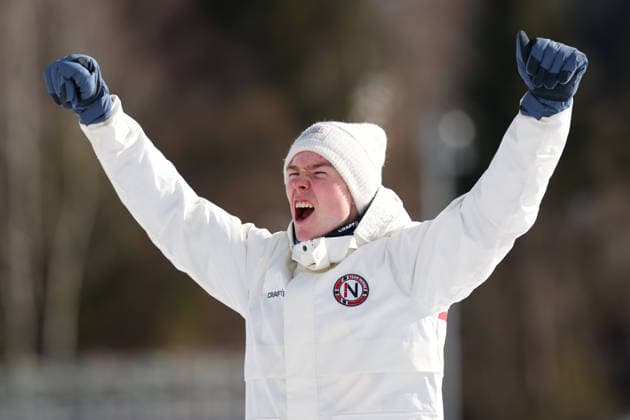 OFTEBRO Jens Luraas (NOR), FEBRUARY 17, 2026 - Nordic Combined : Individual LH 10km Medal ceremony during the Milano Cortina 2026 Olympic Winter games, Winterspiele,Spiele, Summer games at Tesero Cross-Country Skiing Stadium in Tesero, Italy. Noxthirdxpartyxsales  aflo_320291982
