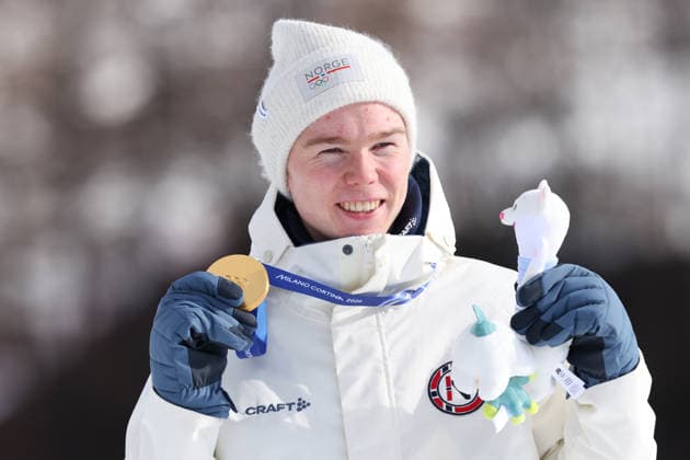 OFTEBRO Jens Luraas (NOR), FEBRUARY 17, 2026 - Nordic Combined : Individual LH 10km Medal ceremony during the Milano Cortina 2026 Olympic Winter games, Winterspiele,Spiele, Summer games at Tesero Cross-Country Skiing Stadium in Tesero, Italy. Noxthirdxpartyxsales  aflo_320292262