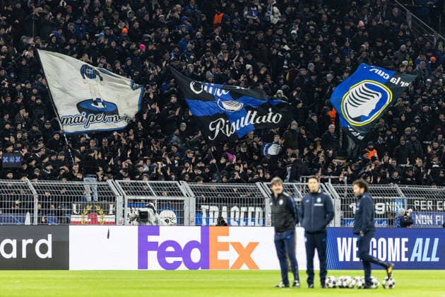UEFA Champions League: Borussia Dortmund - Atalanta BC; 17.02.2026 Fans von Atalanta BC UEFA Champions League: Borussia Dortmund - Atalanta BC; Signal Iduna Park, Dortmund; 17.02.2026 Copyright: xBEAUTIFULxSPORTS Buriakovx