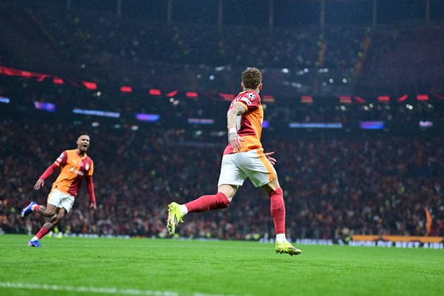 Galatasaray v Juventus - UEFA Champions League ISTANBUL, TURKIYE - FEBRUARY 17: Galatasaray player Noa Lang (77) celebrates after scoring during the UEFA Champions League Round of 16 play-off first leg match between Galatasaray and Juventus at RAMS Park in Istanbul, Turkiye, on February 17, 2026. Abdulhamid Hosbas Anadolu Istanbul Turkey. Editorial use only. Please get in touch for any other usage.  Copyright: x2026xAnadoluxAbdulhamidxHosbasx
