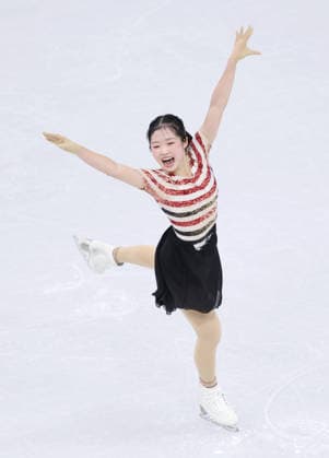 260217 -- MILAN, Feb. 17, 2026 -- Nakai Ami of Japan competes during the short program match of Figure skating, Eiskunstlauf women single skating at the Milan-Cortina 2026 Olympic Winter games, Winterspiele,Spiele, Summer games in Milan, Italy, Feb. 17, 2026. MICO2026ITALY-MILAN-OLYMPIC WINTER GAMES-FIGURE SKATING-WOMEN SINGLE SKATING-SHORT PROGRAM ChenxYichen  (MICO2026)ITALY-MILAN-OLYMPIC WINTER GAMES-FIGURE SKATING-WOMEN SINGLE SKATING-SHORT PROGRAM IMAGO ChenxYichen  imago images 0847876724