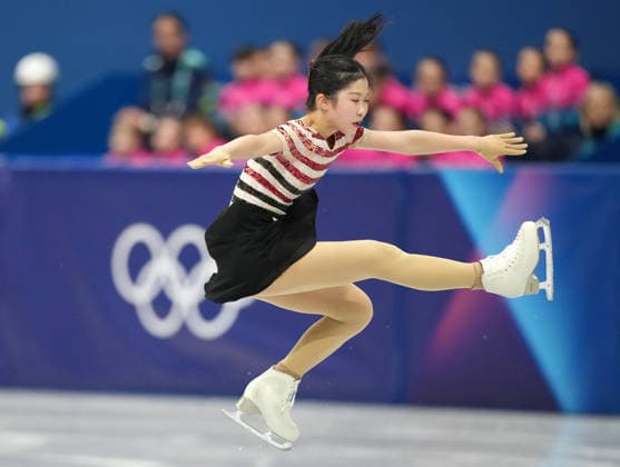 260217 -- MILAN, Feb. 17, 2026 -- Nakai Ami of Japan competes during the short program match of Figure skating, Eiskunstlauf women single skating at the Milan-Cortina 2026 Olympic Winter games, Winterspiele,Spiele, Summer games in Milan, Italy, Feb. 17, 2026. MICO2026ITALY-MILAN-OLYMPIC WINTER GAMES-FIGURE SKATING-WOMEN SINGLE SKATING-SHORT PROGRAM XuexYuge  (MICO2026)ITALY-MILAN-OLYMPIC WINTER GAMES-FIGURE SKATING-WOMEN SINGLE SKATING-SHORT PROGRAM IMAGO XuexYuge  imago images 0847876728