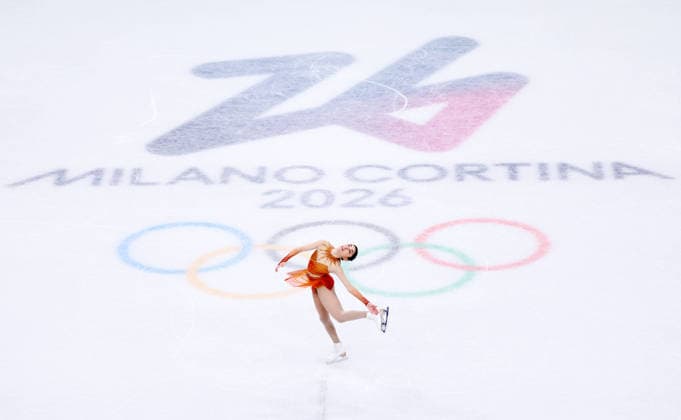 260217 -- MILAN, Feb. 17, 2026 -- Madeline Schizas of Canada competes during the short program match of Figure skating, Eiskunstlauf women single skating at the Milan-Cortina 2026 Olympic Winter games, Winterspiele,Spiele, Summer games in Milan, Italy, Feb. 17, 2026. MICO2026ITALY-MILAN-OLYMPIC WINTER GAMES-FIGURE SKATING-WOMEN SINGLE SKATING-SHORT PROGRAM ChenxYichen  (MICO2026)ITALY-MILAN-OLYMPIC WINTER GAMES-FIGURE SKATING-WOMEN SINGLE SKATING-SHORT PROGRAM IMAGO ChenxYichen  imago images 0847877455