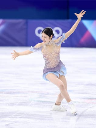 260217 -- MILAN, Feb. 17, 2026 -- Lee Haein of South Korea competes during the short program match of Figure skating, Eiskunstlauf women single skating at the Milan-Cortina 2026 Olympic Winter games, Winterspiele,Spiele, Summer games in Milan, Italy, Feb. 17, 2026. MICO2026ITALY-MILAN-OLYMPIC WINTER GAMES-FIGURE SKATING-WOMEN SINGLE SKATING-SHORT PROGRAM ChenxYichen  (MICO2026)ITALY-MILAN-OLYMPIC WINTER GAMES-FIGURE SKATING-WOMEN SINGLE SKATING-SHORT PROGRAM IMAGO ChenxYichen  imago images 0847877793