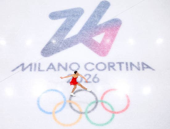 260217 -- MILAN, Feb. 17, 2026 -- Meda Variakojyte of Latvia competes during the short program match of Figure skating, Eiskunstlauf women single skating at the Milan-Cortina 2026 Olympic Winter games, Winterspiele,Spiele, Summer games in Milan, Italy, Feb. 17, 2026. MICO2026ITALY-MILAN-OLYMPIC WINTER GAMES-FIGURE SKATING-WOMEN SINGLE SKATING-SHORT PROGRAM ChengxMin  (MICO2026)ITALY-MILAN-OLYMPIC WINTER GAMES-FIGURE SKATING-WOMEN SINGLE SKATING-SHORT PROGRAM IMAGO ChengxMin  imago images 0847878794