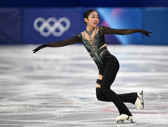 260217 -- MILAN, Feb. 17, 2026 -- Zhang Ruiyang of China competes during the short program match of Figure skating, Eiskunstlauf women single skating at the Milan-Cortina 2026 Olympic Winter games, Winterspiele,Spiele, Summer games in Milan, Italy, Feb. 17, 2026. MICO2026ITALY-MILAN-OLYMPIC WINTER GAMES-FIGURE SKATING-WOMEN SINGLE SKATING-SHORT PROGRAM ChengxMin  (MICO2026)ITALY-MILAN-OLYMPIC WINTER GAMES-FIGURE SKATING-WOMEN SINGLE SKATING-SHORT PROGRAM IMAGO ChengxMin  imago images 0847878799