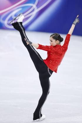 Milan Cortina Olympics: Figure skating, Eiskunstlauf Russian Adeliia Petrosian, competing as an Individual Neutral Athlete, performs in the women s figure skating short program at the Milan Cortina Olympics at Milano Ice Skating Arena in Milan on Feb. 17, 2026.  A14AA0005298566P