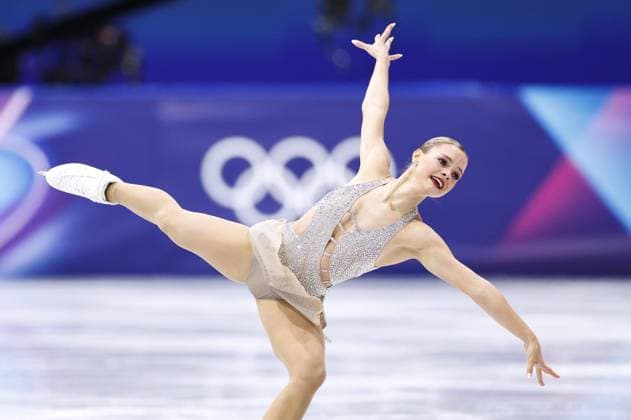 Milan Cortina Olympics: Figure skating, Eiskunstlauf Loena Hendrickx of Belgium performs in the women s figure skating short program at the Milan Cortina Olympics at Milano Ice Skating Arena in Milan on Feb. 17, 2026.  A14AA0005298579P