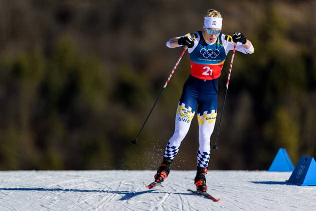 260218 Jonna Sundling of Sweden competes in the women s free technique team sprint cross-country skiing qualification during day 12 of the 2026 Winter Olympics on February 18, 2026 in Val di Fiemme. Photo: Jon Olav Nesvold BILDBYRAN COP 217 MT0993 skidor cross-country skiing langrenn Olympic Games, Olympische Spiele, Olympia, OS olympics winter olympics os ol olympiska spel vinter-os olympiske leker milano cortina 2026 milan cortina 2026 milano cortina 2026 olympic games milano cortina 2026 winter olympic games milano cortina-os milano cortina-ol vinter-ol 12 bbeng teamsprint sweden sverige *** 260218 Jonna Sundling of Sweden competes in the women s free technique team sprint cross country skiing qualification during day 12 of the 2026 Winter Olympics on February 18, 2026 in Val di Fiemme Photo Jon Olav Nesvold BILDBYRAN COP 217 MT0993 skidor cross country skiing langrenn olympic games olympics winter olympics os ol olympiska spel vinter os olympiske leker milano cortina 2026 milan cortina 2026 milano cortina 2026 olympic games milano cortina 2026 winter olympic games milano cortina os milano cortina ol vinter ol 12 bbeng teamsprint sweden sverige  Copyright: JONxOLAVxNESVOLD BB260218JE001