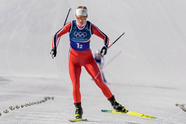 Winter Olympics in Milan Cortina 2026 Val di Fiemme, Italy 20260218. Julie Bjervig Drivenes from Norway during the cross-country team sprint on Lago di Tesero during the Winter Olympics in Milano Cortina 2026. Photo: Terje Pedersen NTB Val di Fiemme Italy EDITORIAL USE ONLY. RESTRICTED USE FOR BETTING COMPANIES Ref:_SPO8RnM5U03Cq0.jpg *** Winter Olympics in Milan Cortina 2026 Val di Fiemme, Italy 20260218 Julie Bjervig Drivenes from Norway during the cross country team sprint on Lago di Tesero during the Winter Olympics in Milano Cortina 2026 Photo Terje Pedersen NTB Val di Fiemme Italy EDITORIAL USE ONLY RESTRICTED USE FOR BETTING COMPANIES  Copyright: xTerjexPedersenx xNTBx