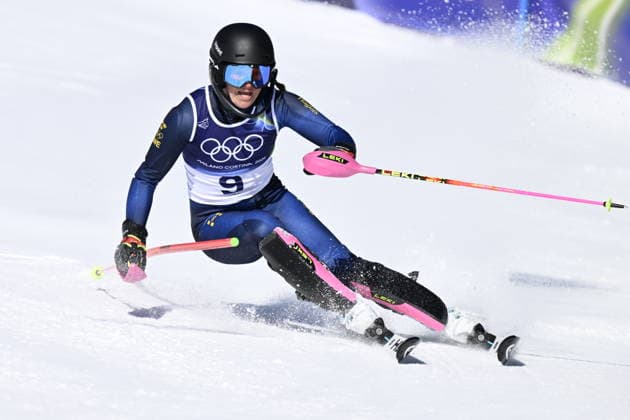 CORTINA, ITALY 20260218 Sweden s Sara Hector during the first run of the women s slalom in Cortina during the Winter Olympics in Milan Cortina, Italy. *** The image is included in the SPORTS PACKAGE. For others PAYMENT IMAGE *** CORTINA ITALY x10050x *** CORTINA, ITALY 20260218 Sweden s Sara Hector during the first run of the women s slalom in Cortina during the Winter Olympics in Milan Cortina, Italy The image is included in the SPORTS PACKAGE For others PAYMENT IMAGE CORTINA ITALY x10050x  Copyright: xPontusxLundahl TTx OS 2026 ALPINT DAMERNAS SLALOM