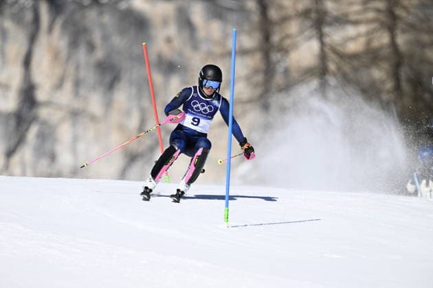 CORTINA, ITALY 20260218 Sweden s Sara Hector during the first run of the women s slalom in Cortina during the Winter Olympics in Milan Cortina, Italy. *** The image is included in the SPORTS PACKAGE. For others PAYMENT IMAGE *** CORTINA ITALY x10050x *** CORTINA, ITALY 20260218 Sweden s Sara Hector during the first run of the women s slalom in Cortina during the Winter Olympics in Milan Cortina, Italy The image is included in the SPORTS PACKAGE For others PAYMENT IMAGE CORTINA ITALY x10050x  Copyright: xPontusxLundahl TTx OS 2026 ALPINT DAMERNAS SLALOM