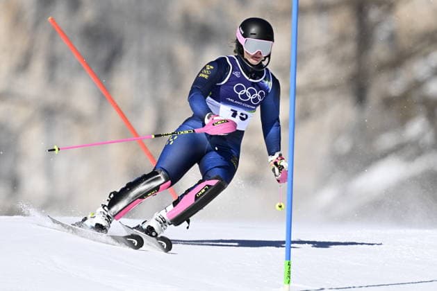 CORTINA, ITALY 20260218 Sweden s Cornelia Öhlund during the first run of the women s slalom in Cortina during the Winter Olympics in Milan Cortina, Italy. *** The image is included in the SPORTS PACKAGE. For others PAYMENT IMAGE *** CORTINA ITALY x10050x *** CORTINA, ITALY 20260218 Sweden s Cornelia Öhlund during the first run of the women s slalom in Cortina during the Winter Olympics in Milan Cortina, Italy The image is included in the SPORTS PACKAGE For others PAYMENT IMAGE CORTINA ITALY x10050x  Copyright: xPontusxLundahl TTx 2026 OLYMPICS ALPINE WOMEN S SLALOM