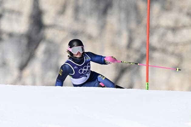 CORTINA, ITALY 20260218 Sweden s Cornelia Öhlund during the first run of the women s slalom in Cortina during the Winter Olympics in Milan Cortina, Italy. *** The image is included in the SPORTS PACKAGE. For others PAYMENT IMAGE *** CORTINA ITALY x10050x *** CORTINA, ITALY 20260218 Sweden s Cornelia Öhlund during the first run of the women s slalom in Cortina during the Winter Olympics in Milan Cortina, Italy The image is included in the SPORTS PACKAGE For others PAYMENT IMAGE CORTINA ITALY x10050x  Copyright: xPontusxLundahl TTx 2026 OLYMPICS ALPINE WOMEN S SLALOM