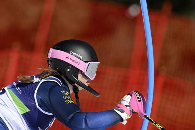 CORTINA, ITALY 20260218 Sweden s Cornelia Öhlund during the first run of the women s slalom in Cortina during the Winter Olympics in Milan Cortina, Italy. *** The image is included in the SPORTS PACKAGE. For others PAYMENT IMAGE *** CORTINA ITALY x10050x *** CORTINA, ITALY 20260218 Sweden s Cornelia Öhlund during the first run of the women s slalom in Cortina during the Winter Olympics in Milan Cortina, Italy The image is included in the SPORTS PACKAGE For others PAYMENT IMAGE CORTINA ITALY x10050x  Copyright: xPontusxLundahl TTx 2026 OLYMPICS ALPINE WOMEN S SLALOM