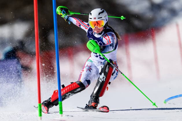 260218 Thea Louise Stjernesund of Norway competes in women s alpine skiing slalom during day 12 of the 2026 Winter Olympics on February 18, 2026 in Cortina. Photo: Joel Marklund BILDBYRAN kod JM JM0797 bbeng alpint alpine skiing Olympic Games, Olympische Spiele, Olympia, OS olympics winter olympics os ol olympiska spel vinter-os olympiske leker milano cortina 2026 milan cortina 2026 milano cortina 2026 olympic games milano cortina 2026 winter olympic games milano cortina-os milano cortina-ol vinter-ol slalam dam norge norway *** 260218 Thea Louise Stjernesund of Norway competes in women s alpine skiing slalom during day 12 of the 2026 Winter Olympics on February 18, 2026 in Cortina Photo Joel Marklund BILDBYRAN kod JM JM0797 bbeng alpine alpine skiing olympic games olympics winter olympics os ol olympiska spel vinter os olympiske leker milano cortina 2026 milan cortina 2026 milano cortina 2026 olympic games milano cortina 2026 winter olympic games milano cortina os milano cortina ol vinter ol slalam dam norge norway  Copyright: JOELxMARKLUND BB260218JM077