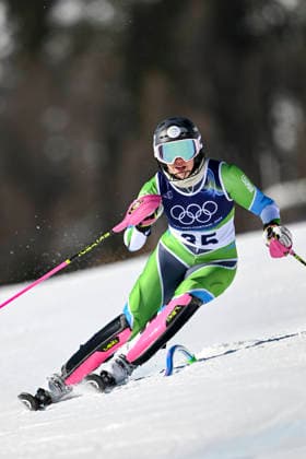 OLYMPICS - Winter Olympic Games, Olympische Spiele, Olympia, OS Milano Cortina 2026 CORTINA D AMPEZZO,ITALY,18.FEB.26 - OLYMPICS, ALPINE SKIING - Winter Olympic Games Milano Cortina 2026, slalom, women. Image shows Nika Tomsic (SLO).  GEPAxpictures xAlexanderxSolc