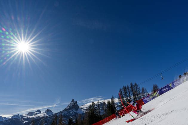 260218 Liene Bondare of Latvia competes in women s alpine skiing slalom during day 12 of the 2026 Winter Olympics on February 18, 2026 in Cortina. Photo: Joel Marklund BILDBYRAN kod JM JM0797 bbeng alpint alpine skiing Olympic Games, Olympische Spiele, Olympia, OS olympics winter olympics os ol olympiska spel vinter-os olympiske leker milano cortina 2026 milan cortina 2026 milano cortina 2026 olympic games milano cortina 2026 winter olympic games milano cortina-os milano cortina-ol vinter-ol slalam dam *** 260218 Liene Bondare of Latvia competes in women s alpine skiing slalom during day 12 of the 2026 Winter Olympics on February 18, 2026 in Cortina Photo Joel Marklund BILDBYRAN kod JM JM0797 bbeng alpint alpine skiing olympic games olympics winter olympics os ol olympiska spel vinter os olympiske leker milano cortina 2026 milan cortina 2026 milano cortina 2026 olympic games milano cortina 2026 winter olympic games milano cortina os milano cortina ol vinter ol slalam dam  Copyright: JOELxMARKLUND BB260218JM079