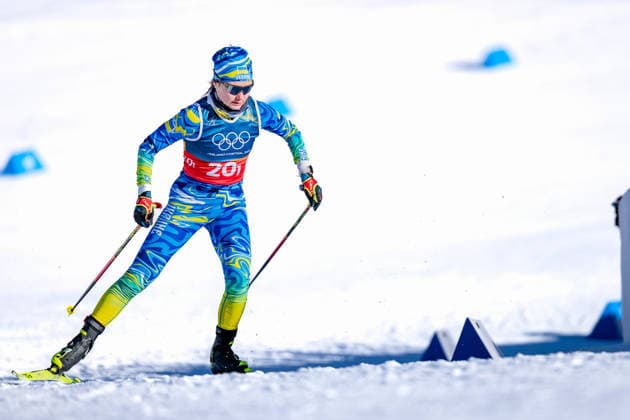 OLYMPICS - Winter Olympic Games, Olympische Spiele, Olympia, OS Milano Cortina 2026 TESERO,ITALY,18.FEB.26 - OLYMPICS, NORDIC SKIING, CROSS COUNTRY SKIING - Winter Olympic Games Milano Cortina 2026, team sprint free, men, women, qualification. Image shows Anastasiia Nikon (UKR).  GEPAxpictures xMatthiasxTrinkl