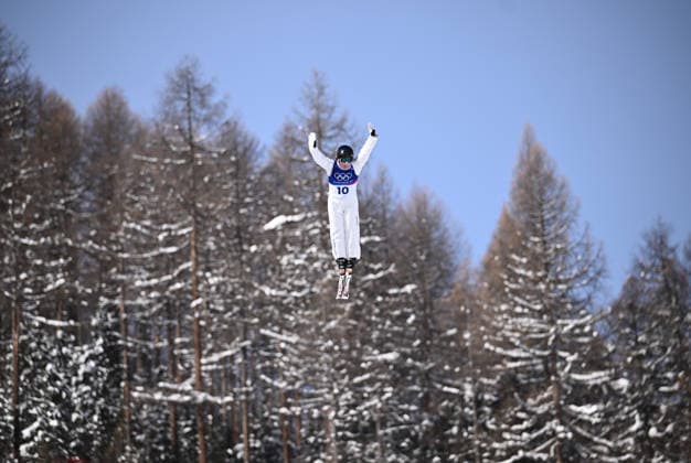 2026 WINTER Olympic Games, Olympische Spiele, Olympia, OS Abbey Willcox of Australia competes during the Women™s Aerials qualifiers at Livigno Snow Park on day 11 of the 2026 Milano Cortina Winter Olympic Games in Italy, Wednesday, February 18, 2026. ( NO ARCHIVING, EDITORIAL USE ONLY LIVIGNO SONDRIO ITALY  Copyright: xDANxHIMBRECHTSx 20260218141311625426