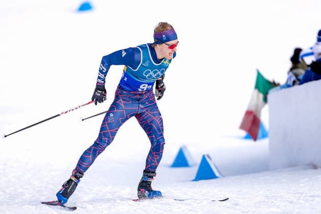 OLYMPICS - Winter Olympic Games, Olympische Spiele, Olympia, OS Milano Cortina 2026 TESERO,ITALY,18.FEB.26 - OLYMPICS, NORDIC SKIING, CROSS COUNTRY SKIING - Winter Olympic Games Milano Cortina 2026, team sprint free, men, women, qualification. Image shows James Clugnet (GBR).  GEPAxpictures xMatthiasxTrinkl