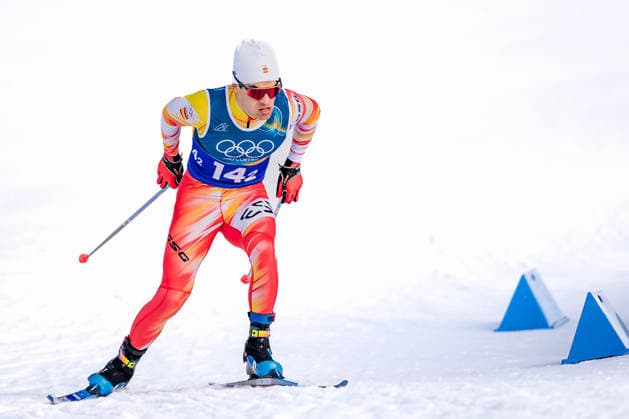 OLYMPICS - Winter Olympic Games, Olympische Spiele, Olympia, OS Milano Cortina 2026 TESERO,ITALY,18.FEB.26 - OLYMPICS, NORDIC SKIING, CROSS COUNTRY SKIING - Winter Olympic Games Milano Cortina 2026, team sprint free, men, women, qualification. Image shows Marc Colell Pantebre (ESP).  GEPAxpictures xMatthiasxTrinkl