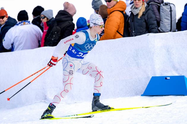 OLYMPICS - Winter Olympic Games, Olympische Spiele, Olympia, OS Milano Cortina 2026 TESERO,ITALY,18.FEB.26 - OLYMPICS, NORDIC SKIING, CROSS COUNTRY SKIING - Winter Olympic Games Milano Cortina 2026, team sprint free, men, women, qualification. Image shows Peter Hinds (SVK).  GEPAxpictures xMatthiasxTrinkl