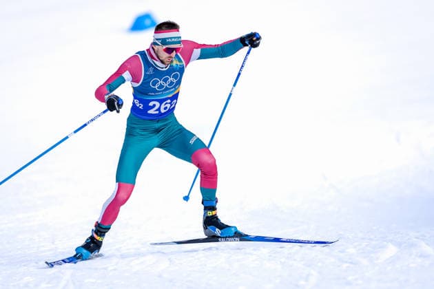 OLYMPICS - Winter Olympic Games, Olympische Spiele, Olympia, OS Milano Cortina 2026 TESERO,ITALY,18.FEB.26 - OLYMPICS, NORDIC SKIING, CROSS COUNTRY SKIING - Winter Olympic Games Milano Cortina 2026, team sprint free, men, women, qualification. Image shows Adam Buki (HUN).  GEPAxpictures xMatthiasxTrinkl